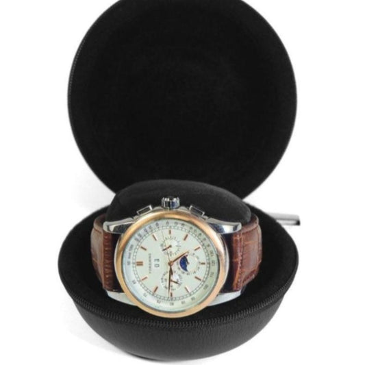 ROOSEVELT Single Watch travel case leather