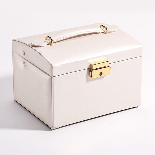 DOWNTOWN 2 draw Jewellery Case Pearl White