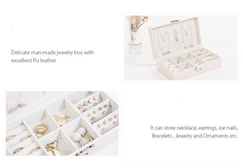 DOWNTOWN Small Jewellery Box internals close