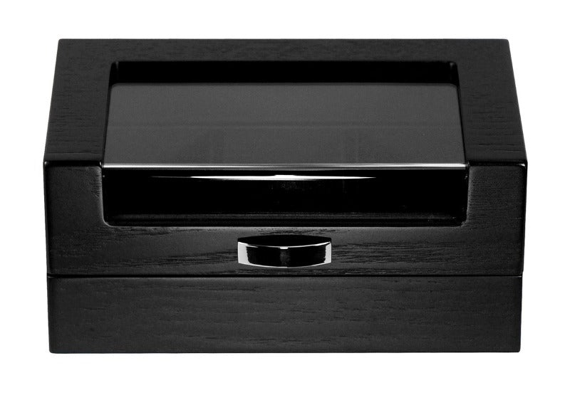 HUDSON 3 Slot Watch Case Black closed view