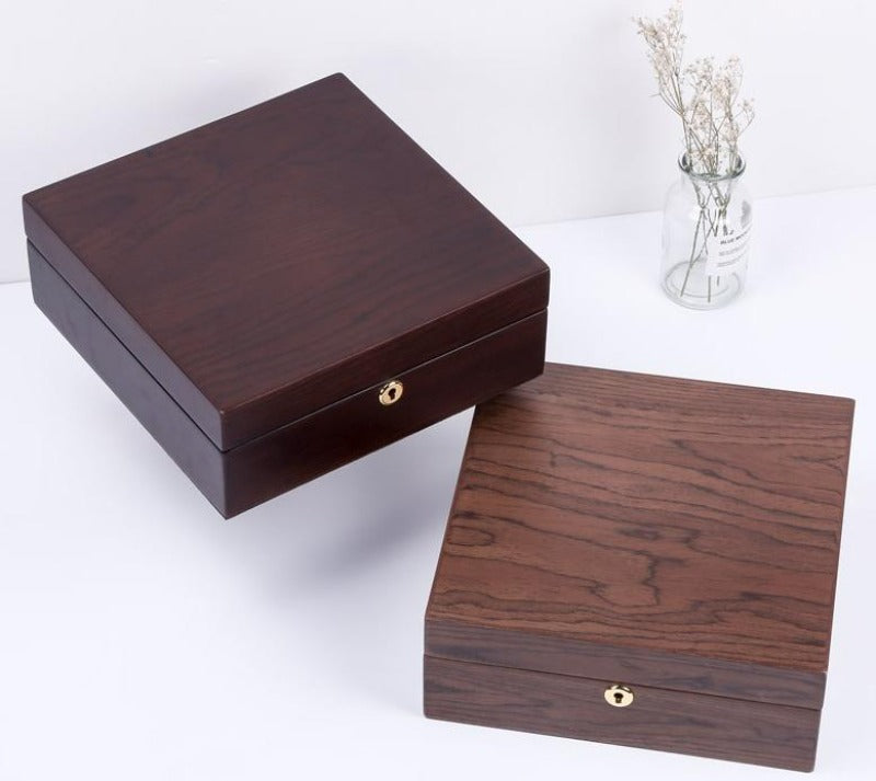 GREENWICH Jewellery Box Medium Walnut full set