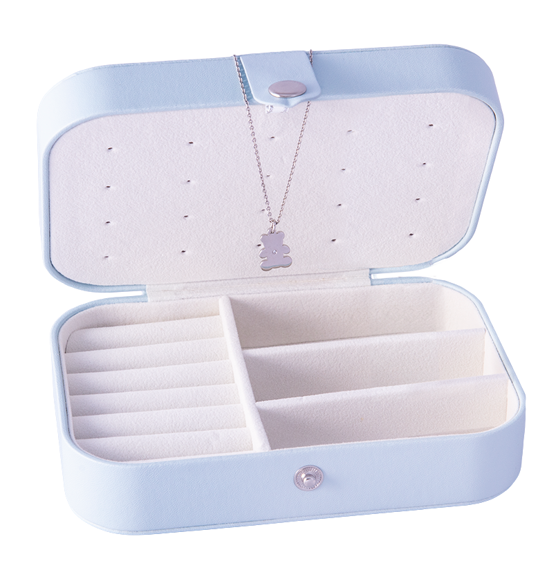 LENOX Jewellery Case small Blue. Gift with purchase - FREE Petite necklace - while stocks last