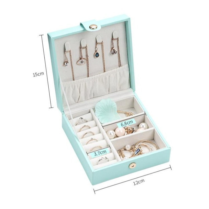 WESTSIDE Jewellery Case Travel Blue. Gift with purchase - FREE Petite necklace - while stocks last