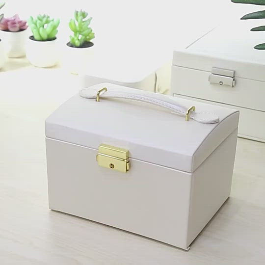 DOWNTOWN 2 draw Jewellery Case Pearl White video